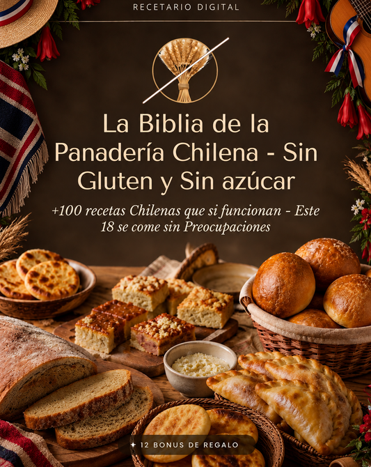 La Biblia de la Panadería Chilena - Sin Gluten y Sin Azúcar Añadida
